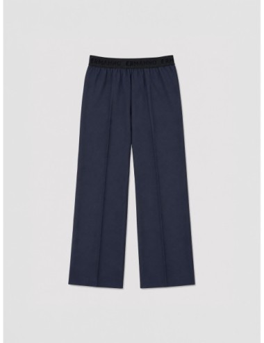 Pantalón Cady de Ermanno Firenze en azul oscuro