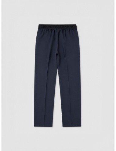 Pantalón Cady de Ermanno Firenze en azul oscuro