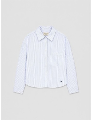 Camisa WKDPANETTO de Weekend Max Mara en azul claro y blanco