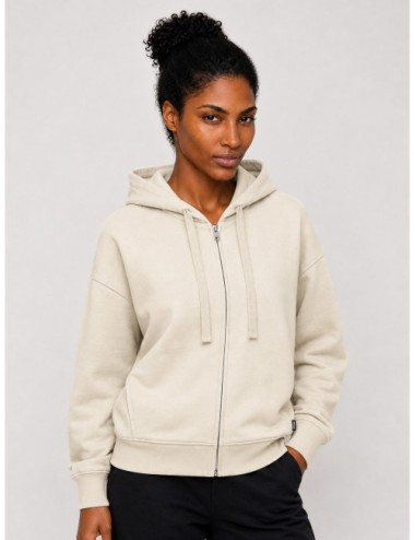 Sudadera con capucha Ayllona de Ecoalf en beige