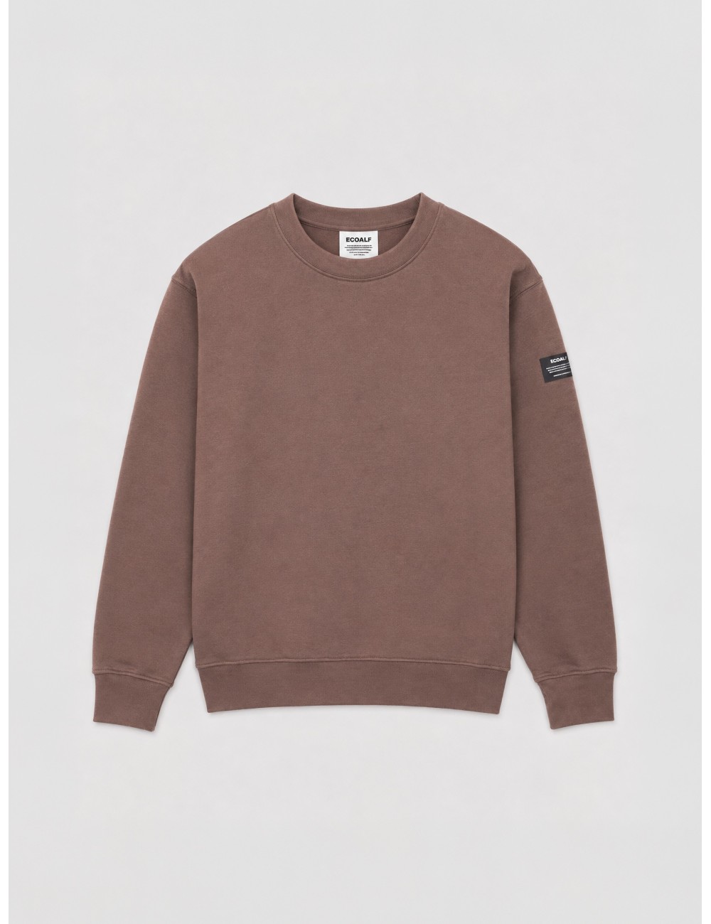 Sudadera Godoy de Ecoalf en marrón oscuro