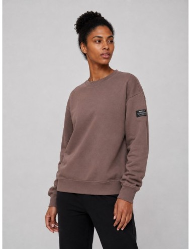 Sudadera Godoy de Ecoalf en marrón oscuro