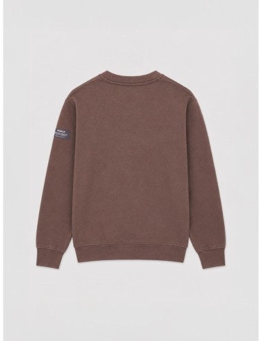 Sudadera Godoy de Ecoalf en marrón oscuro