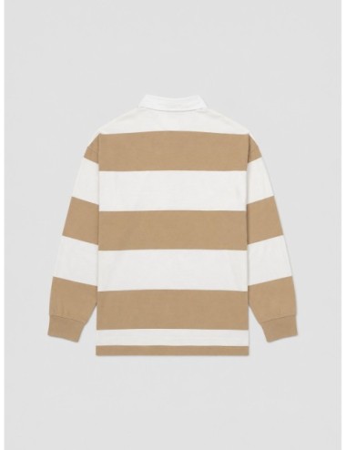 Polo rugby M Classics de Polo Ralph Lauren en caqui y blanco