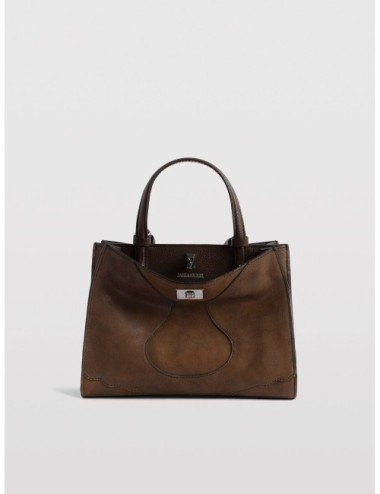 Bolso Jack Mini Suede Waxy de Zadig & Voltaire en marrón