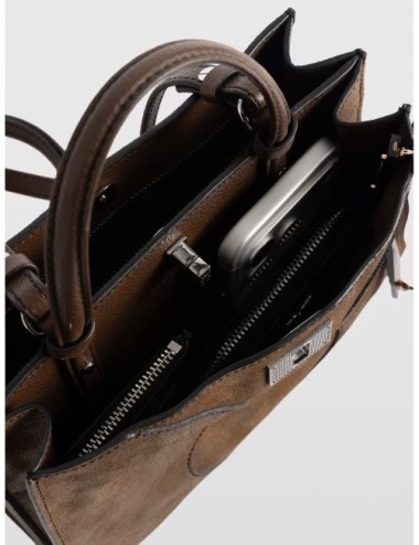 Bolso Jack Mini Suede Waxy de Zadig & Voltaire en marrón