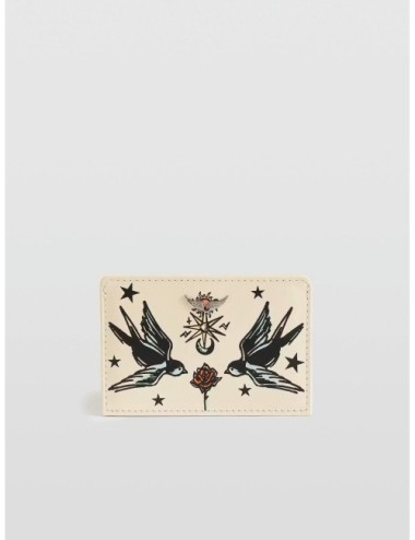 Tarjetero ZV Pass Tatoo de Zadig & Voltaire en crudo