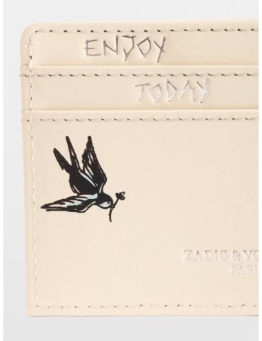 Tarjetero ZV Pass Tatoo de Zadig & Voltaire en crudo