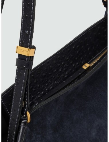Bolso Bloom de Gianni Chiarini Firenze en azul marino