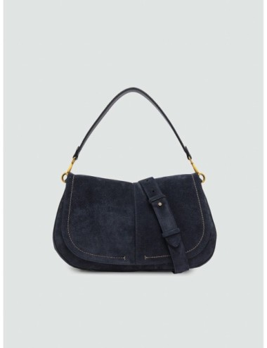Bolso Helena Round de Gianni Chiarini Firenze en azul marino