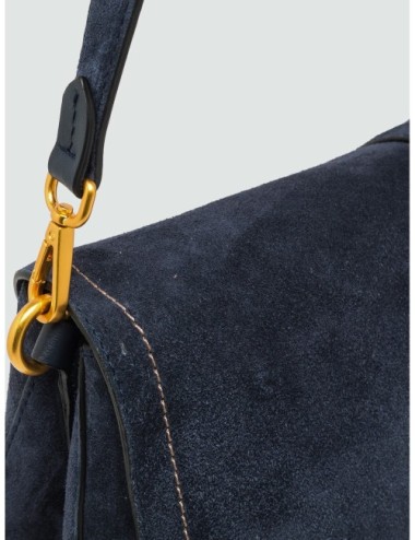 Bolso Helena Round de Gianni Chiarini Firenze en azul marino