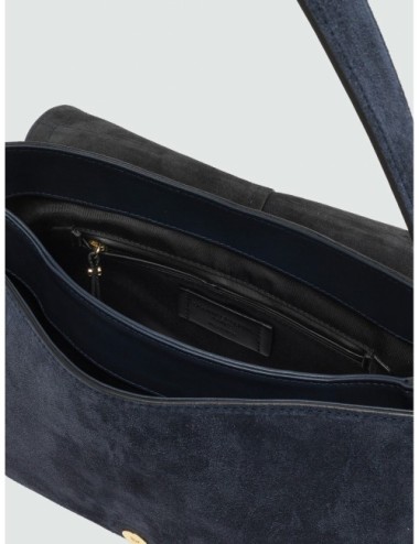 Bolso Helena Round de Gianni Chiarini Firenze en azul marino
