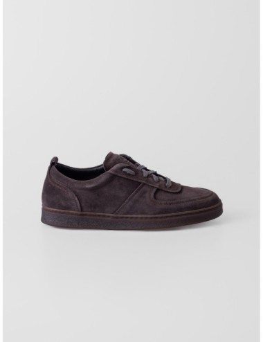 Sneaker X2523 CALCE gris antracita con superficie afelpada y suela gruesa