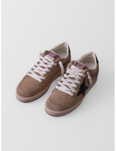 Sneakers Ball Star Golden Goose en beige cálido