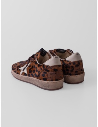 Sneakers Ball Star Golden Goose en marrón y crema