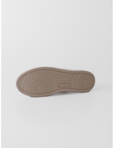 Sneakers Medalist Low Man de Autry en blanco beige y verde bronce