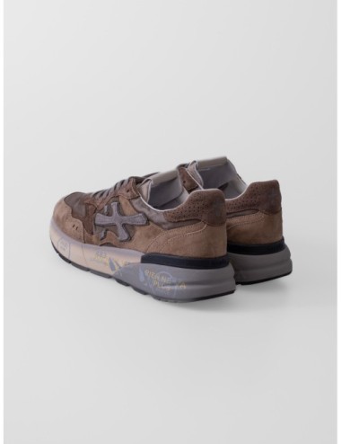 Sneakers Mick 0.1 8437 de Premiata en beige topo y crema