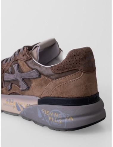 Sneakers Mick 0.1 8437 de Premiata en beige topo y crema