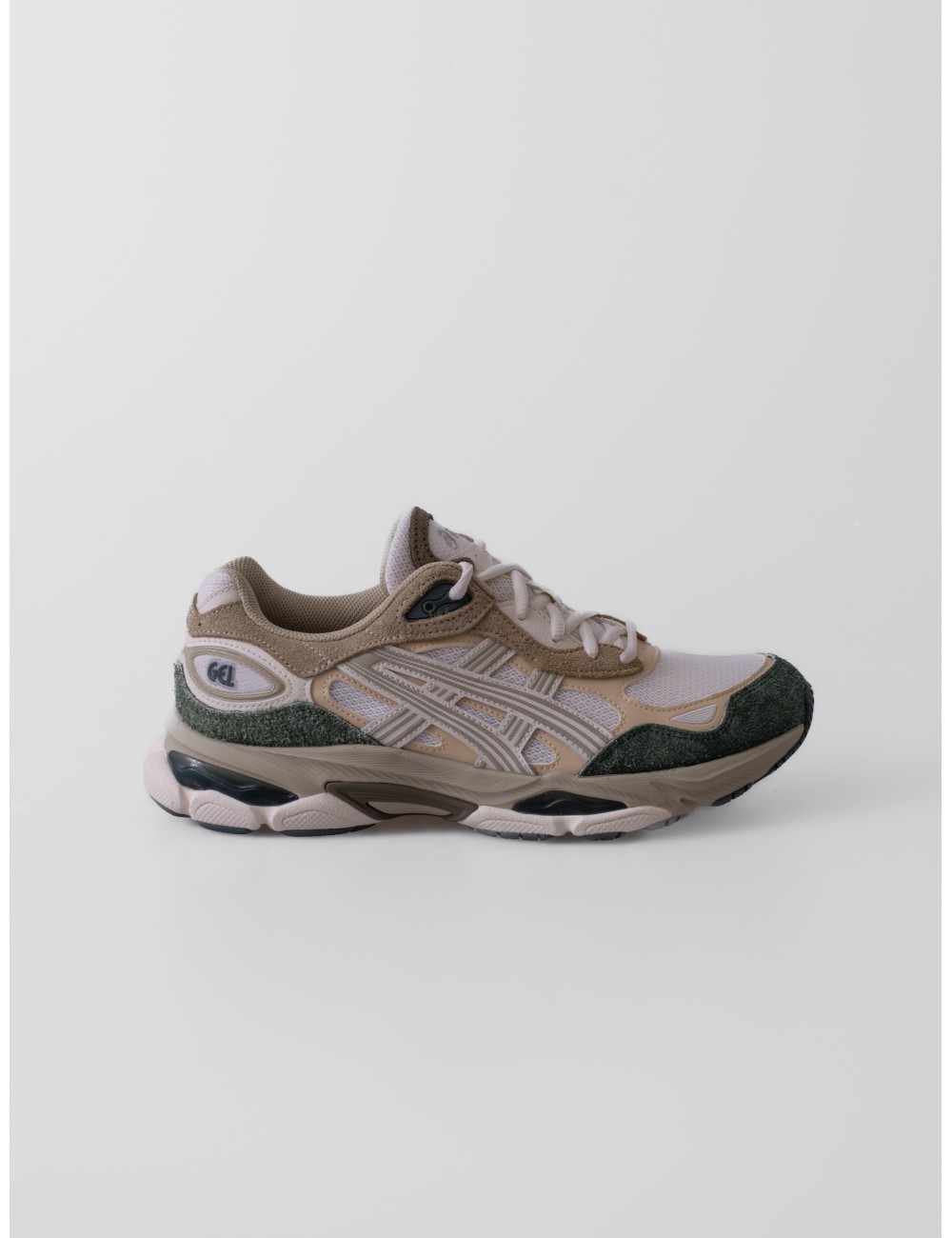 Sneakers GEL-NYC 2.0 ASICS crema y verde helecho