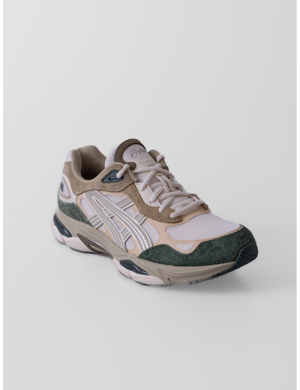 Sneakers GEL-NYC 2.0 ASICS crema y verde helecho
