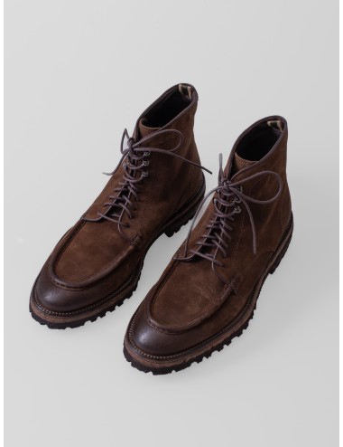 Bota LES HÉRITIERS THE BOOT en ante Moka con cordones y suela trekking