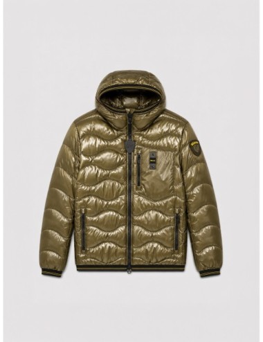 Chaqueta Wave Blauer en verde oliva oscuro