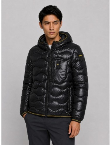 Chaqueta Wave Blauer en negro