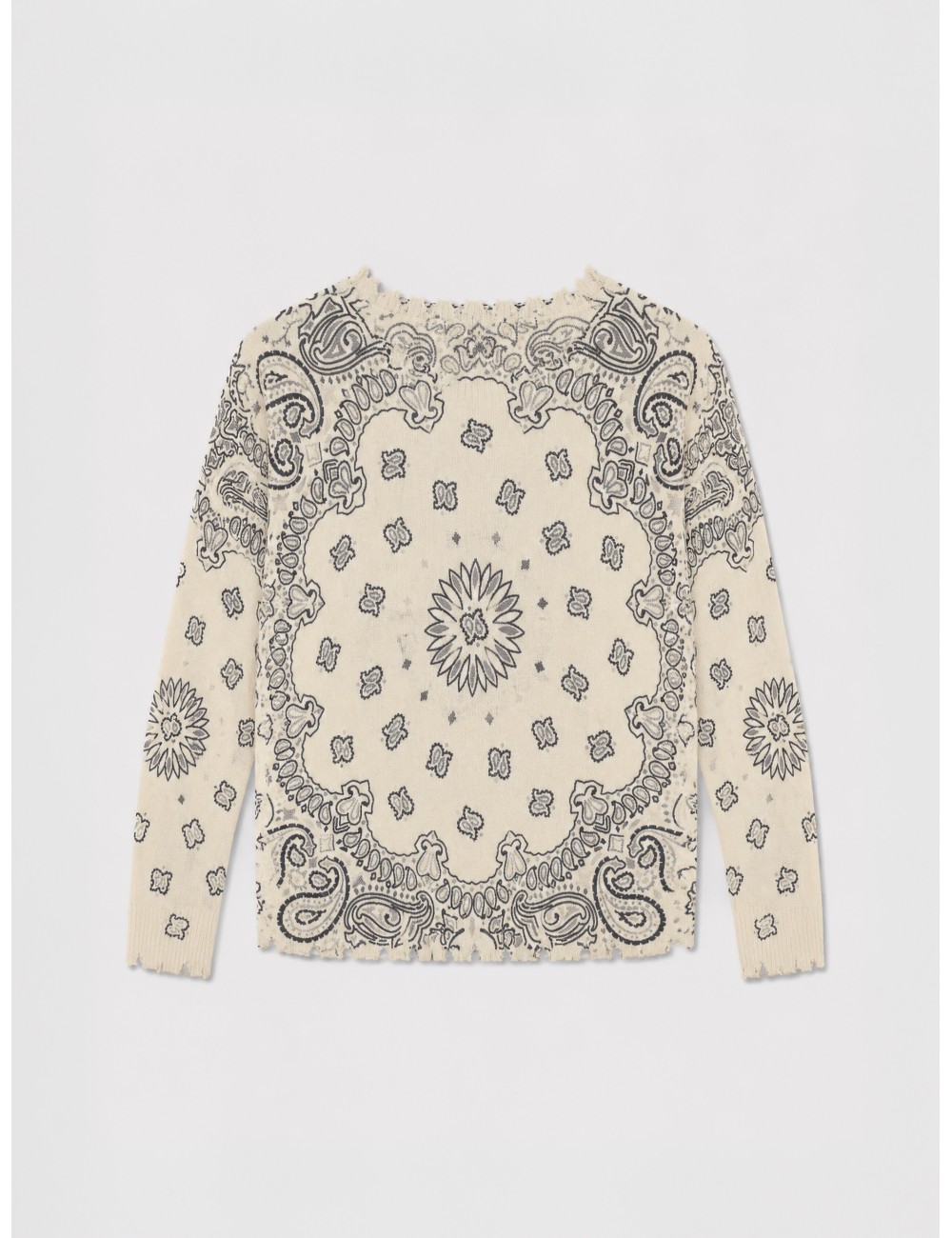 Jersey KUJTEN Mela Bandana Bico blanco y gris