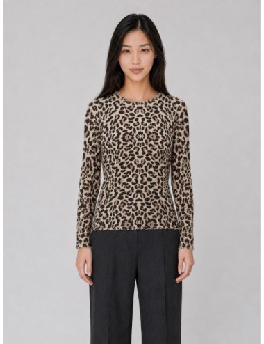 Jersey KUJTEN Melah Leopard beige