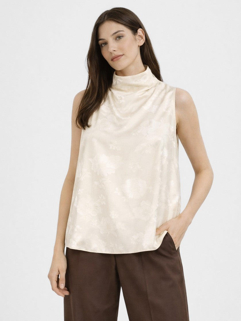 TOP JACQUARD FLORAL