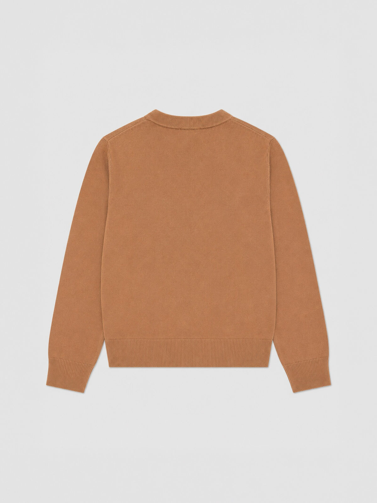 Jersey JACQUARD de GANNI marrón camel, vista posterior