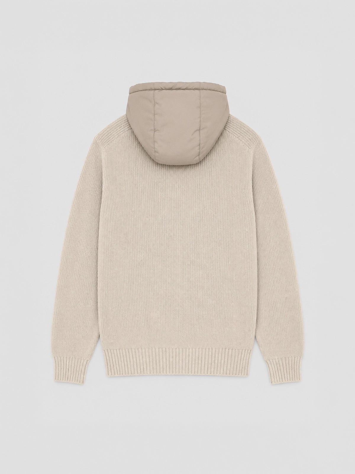 Hooded Zip Knit Jacket