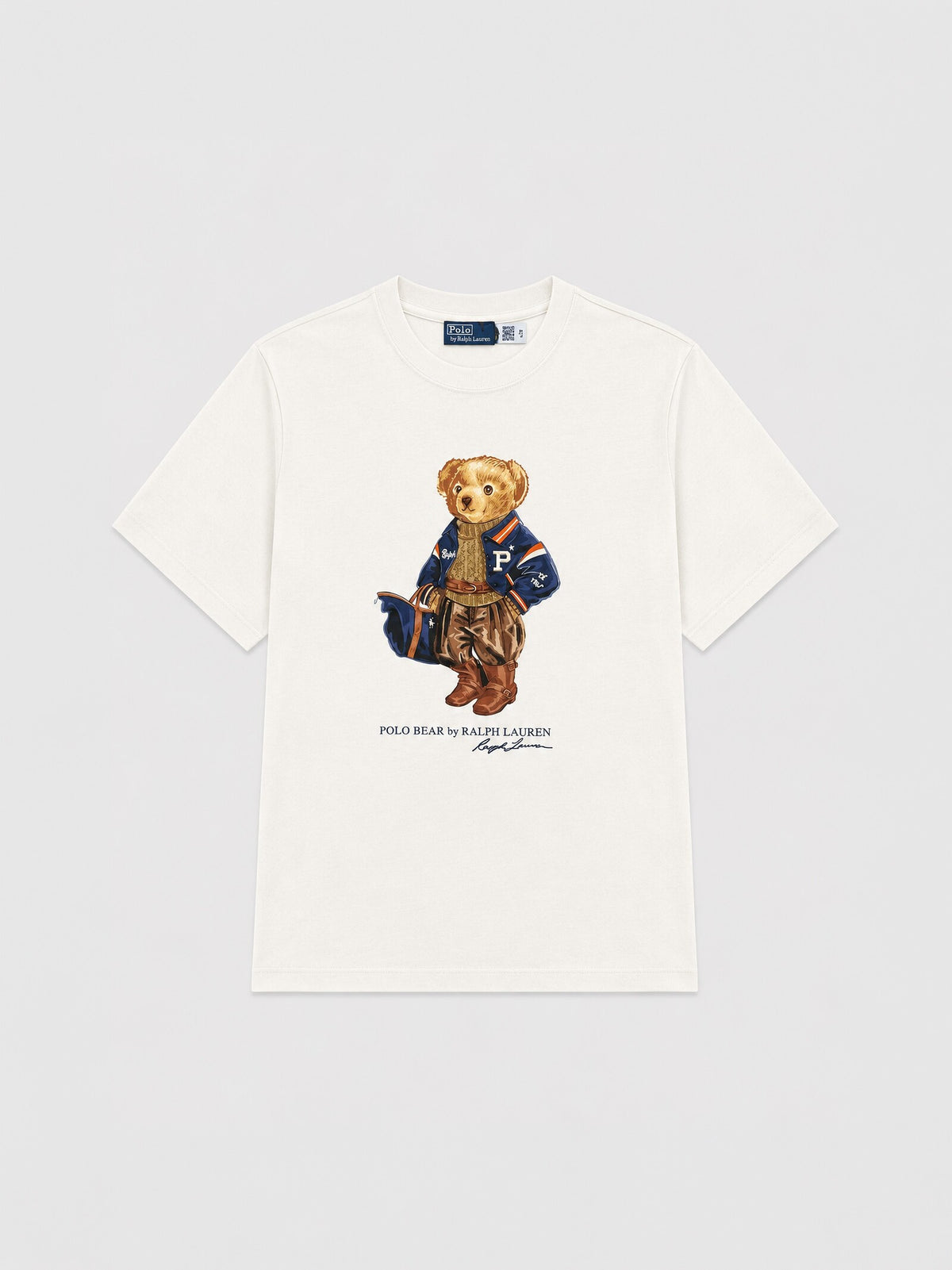 Polo Bear Cotton Jersey T Shirt