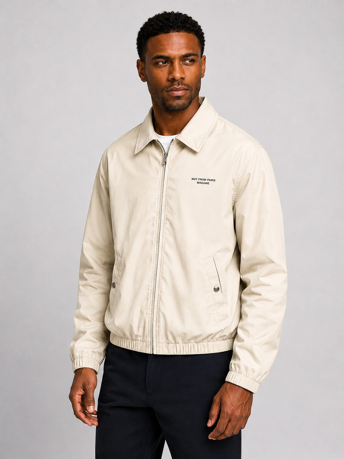 Slogan Nylon Jacket