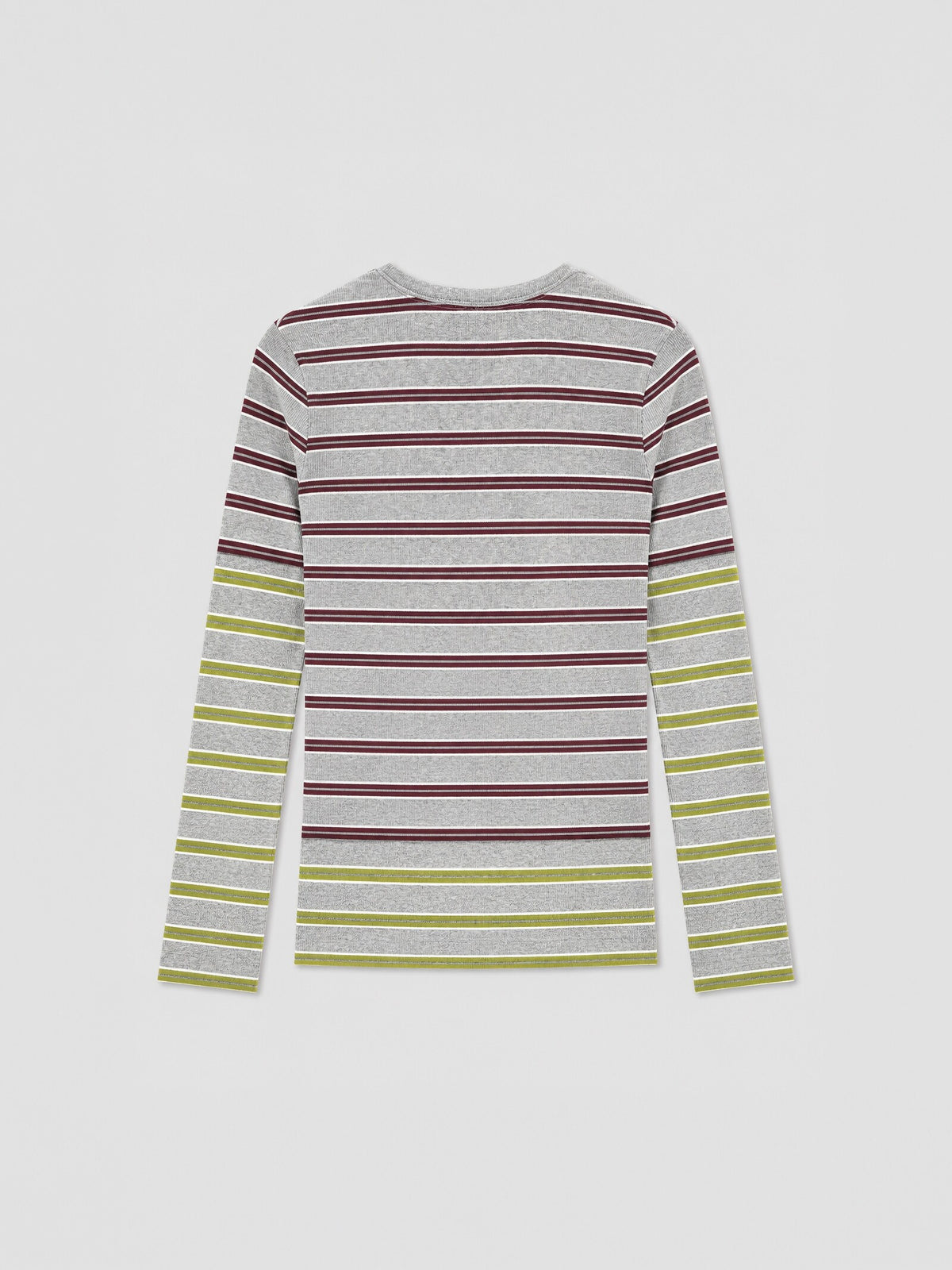 Long-sleeve Top in Double Stripe