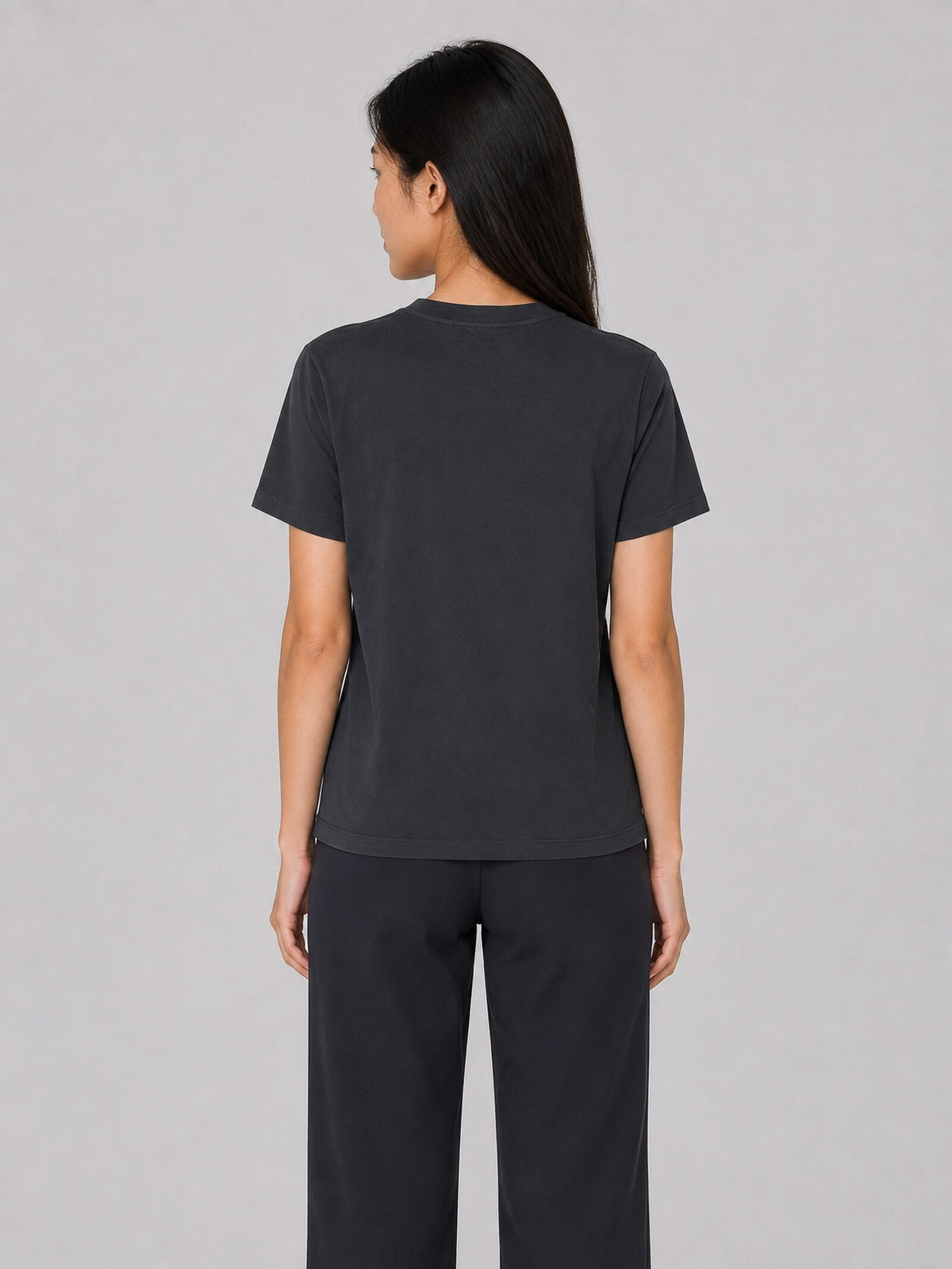 Basic Cotton Relaxed T-Shirt Teddy Mushrooms