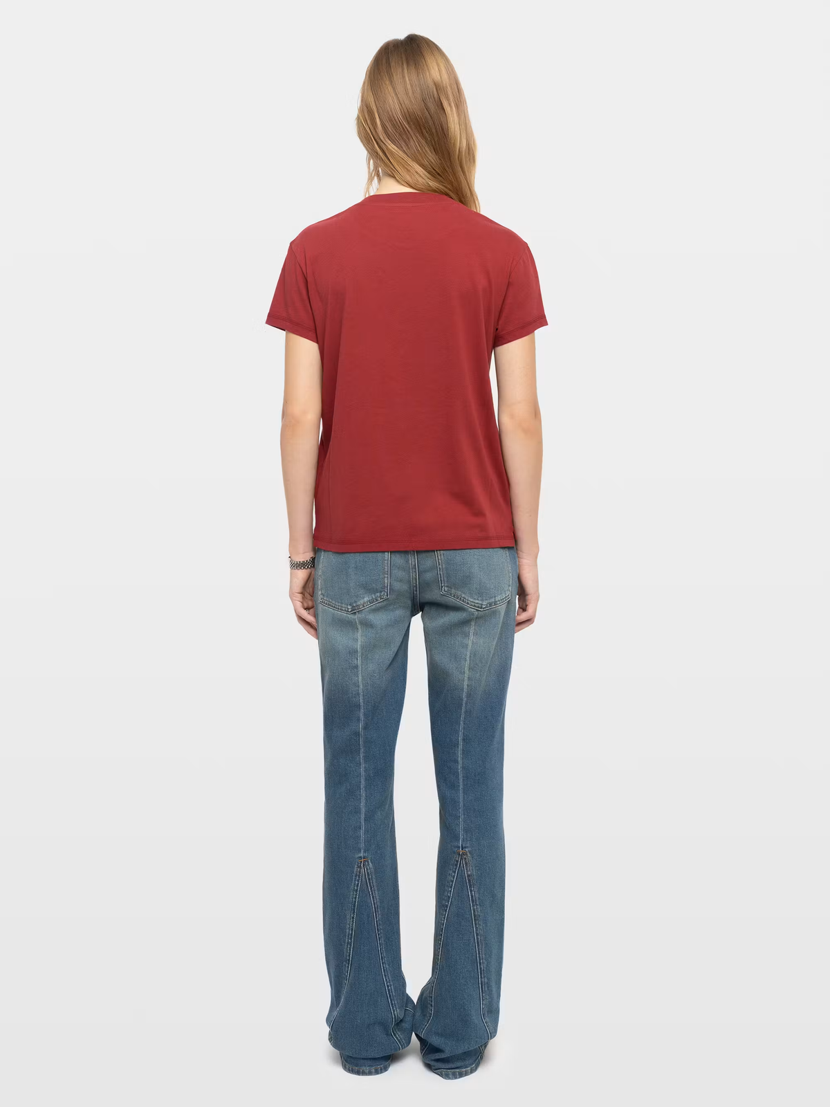 ZADIG&VOLTAIRE WALK HC BLASON RDRG SNAKE ST, CHERRY: vista de la prenda de mujer