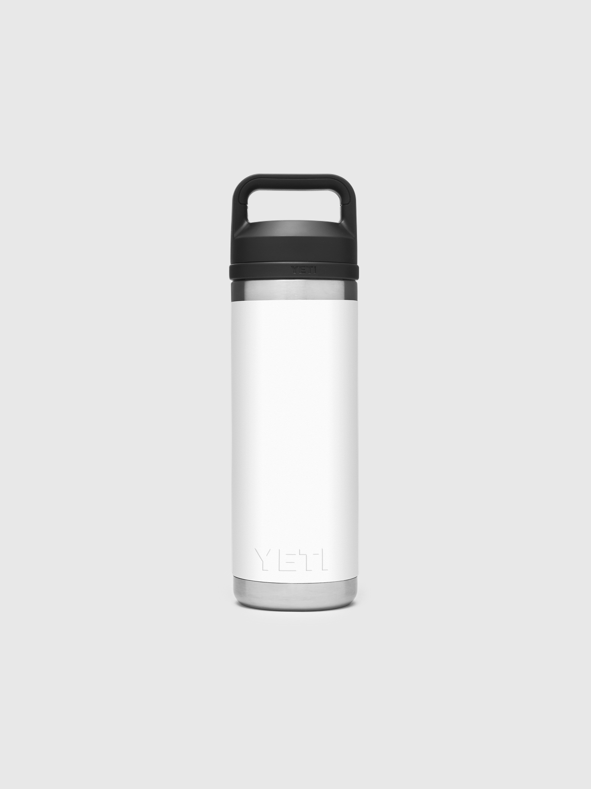 YETI Rambler 18 oz Bottle Chug White, vista alternativa frontal