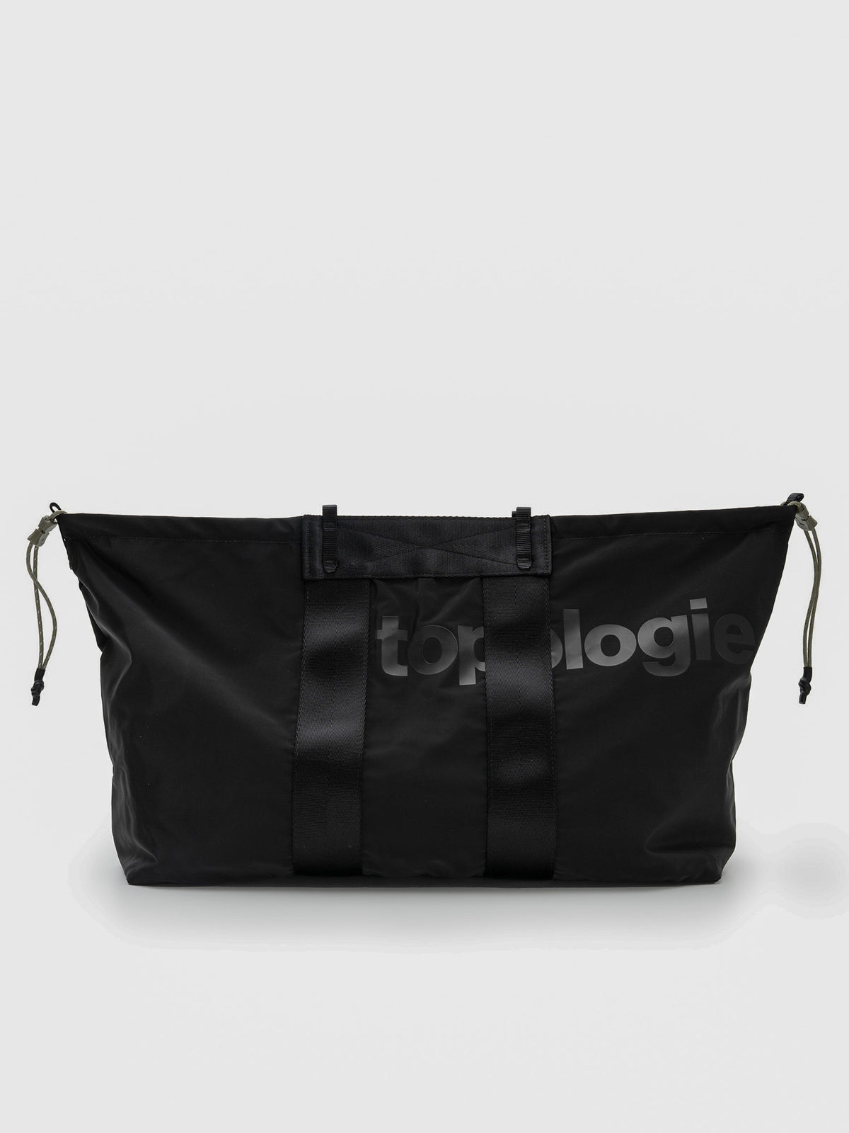 Bolso Topologie Summit Tote Wide Medium en Black / Tech Sateen