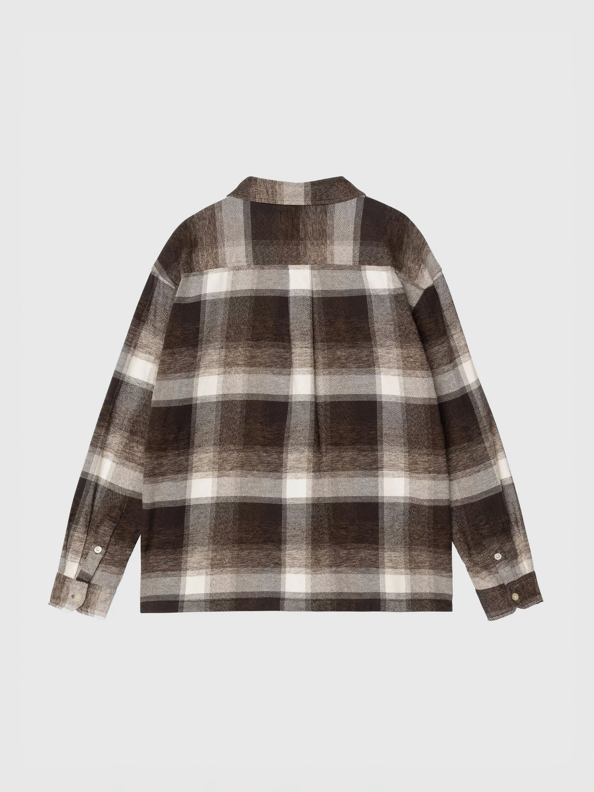 Camisa de cuadros L/S Esterson Shirt de Carhartt WIP en Esterson Check, Tobacco