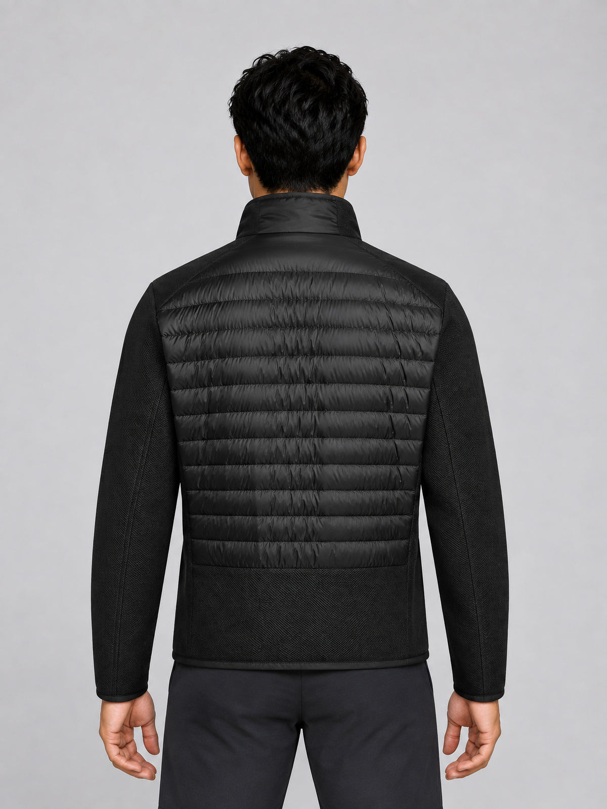 Chaqueta híbrida Parajumpers Jayden Black para hombre