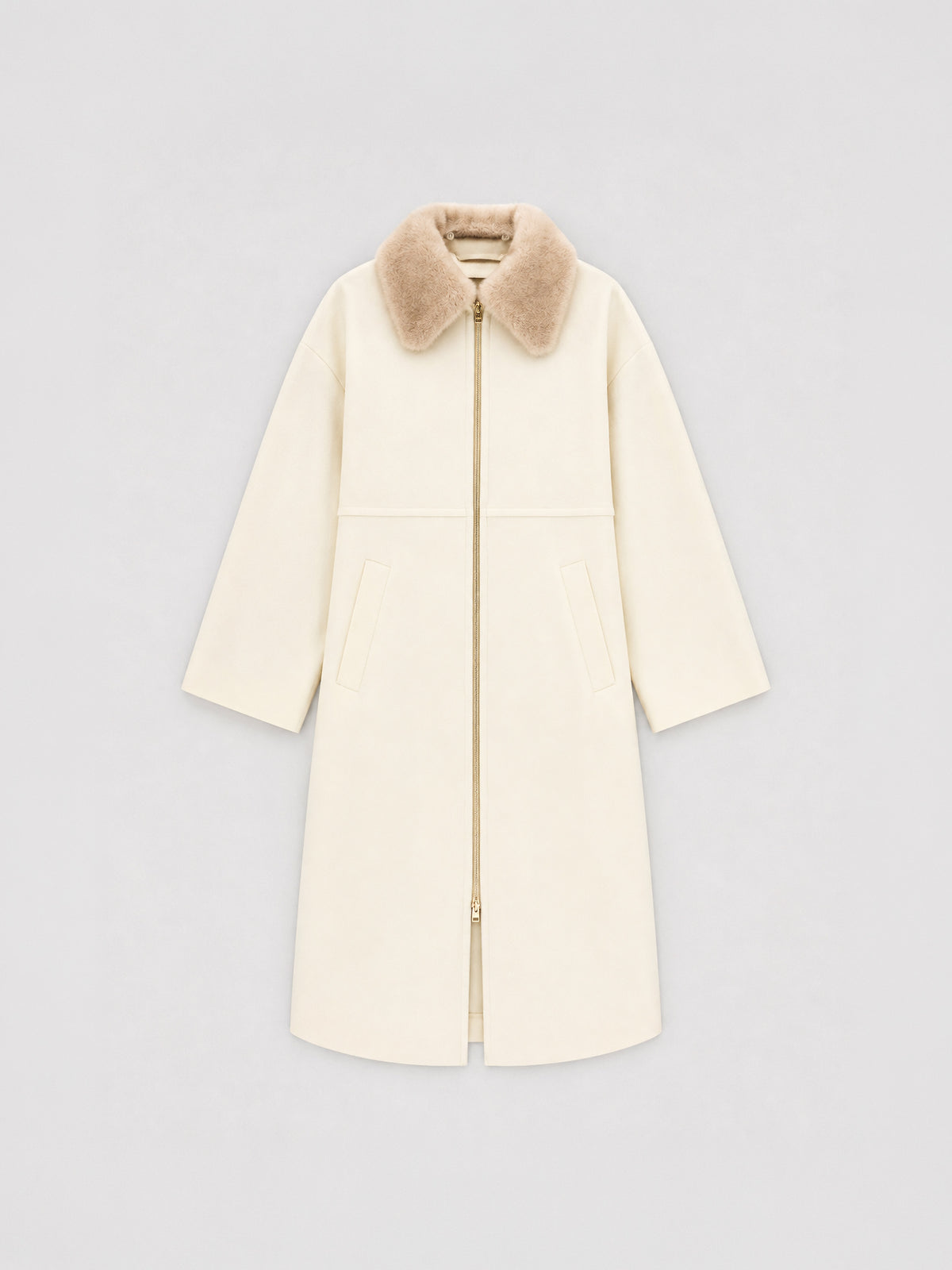 Abrigo de lana acolchado Herno en color WHITE para mujer