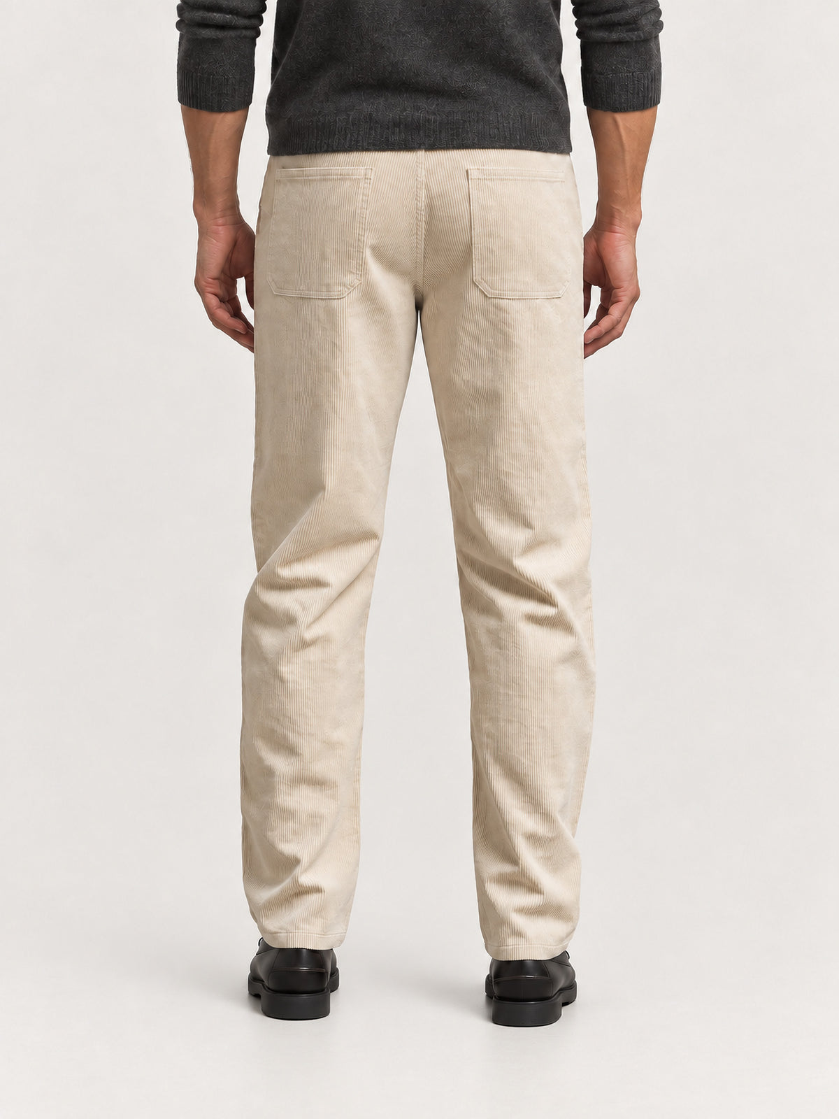 Pantalón Corduroy Tapered Pants de Les Deux en Ivory