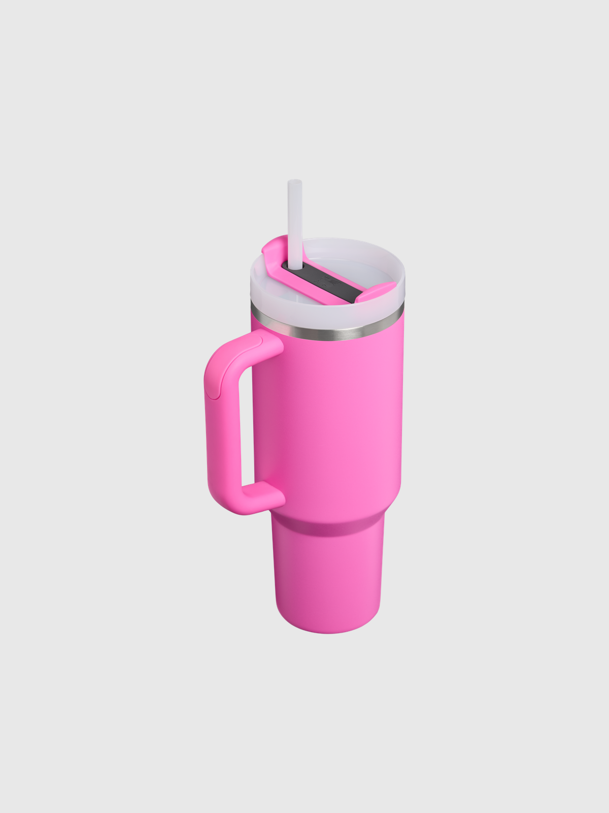 STANLEY Quencher H2.0 FlowState 40 OZ Hot Pink, vaso térmico con asa y pajita