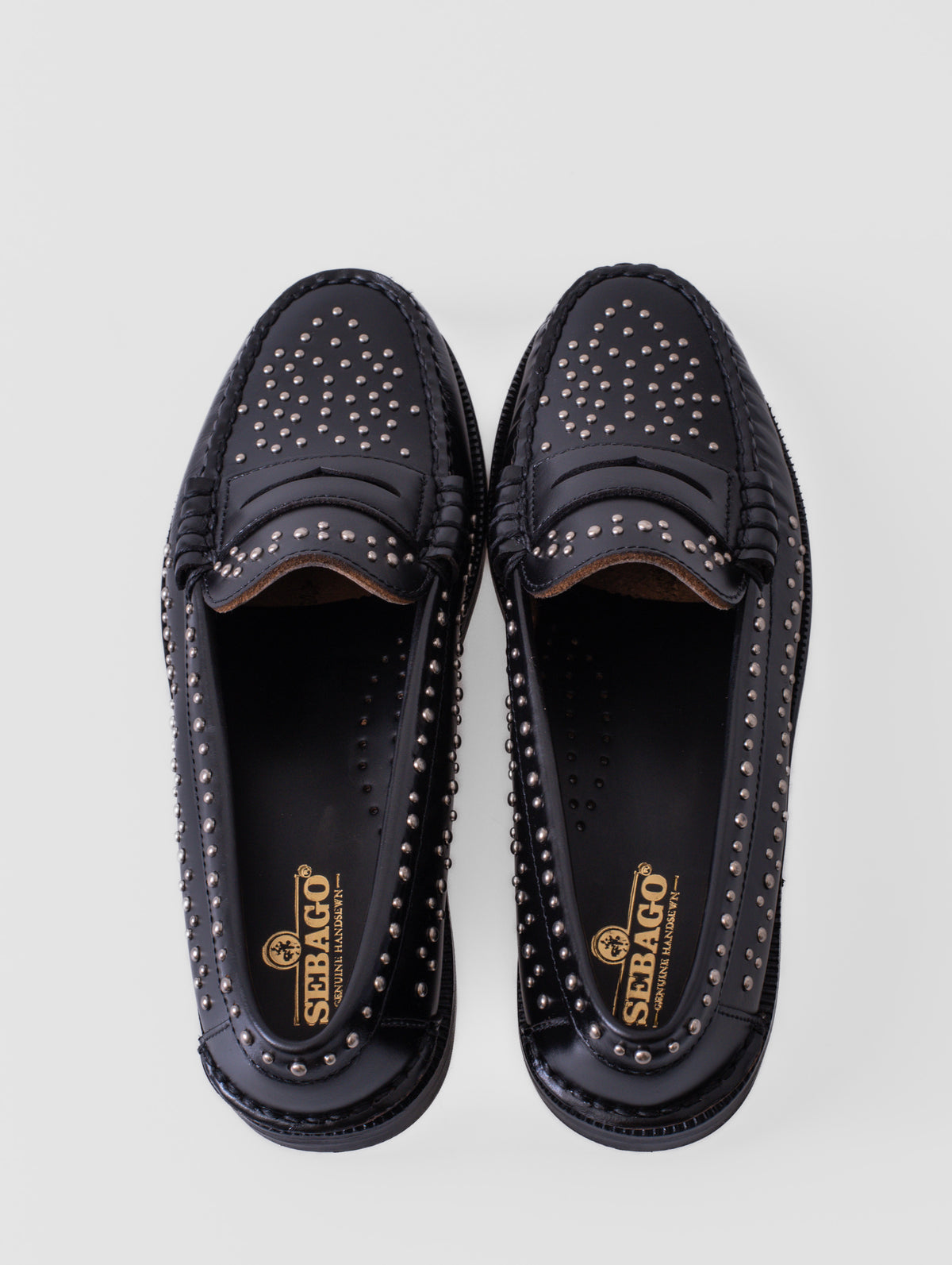 SEBAGO DAN STUDS WOMAN, BLACK, mujer: mocasín