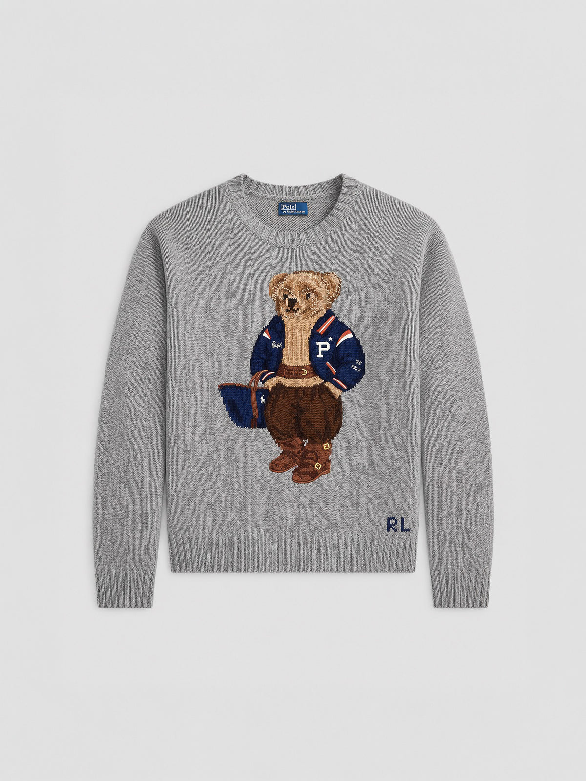 Jersey Fall Wool Bear de Polo Ralph Lauren en Gray