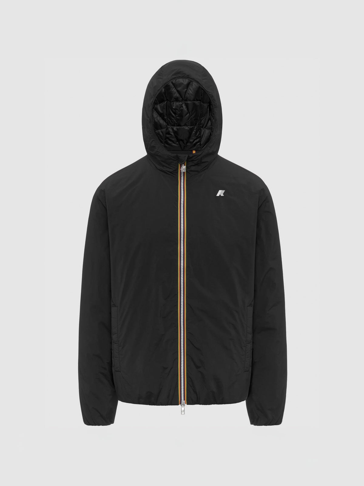 Chaqueta de hombre K-Way Jack Plain Warm en color Black Pure