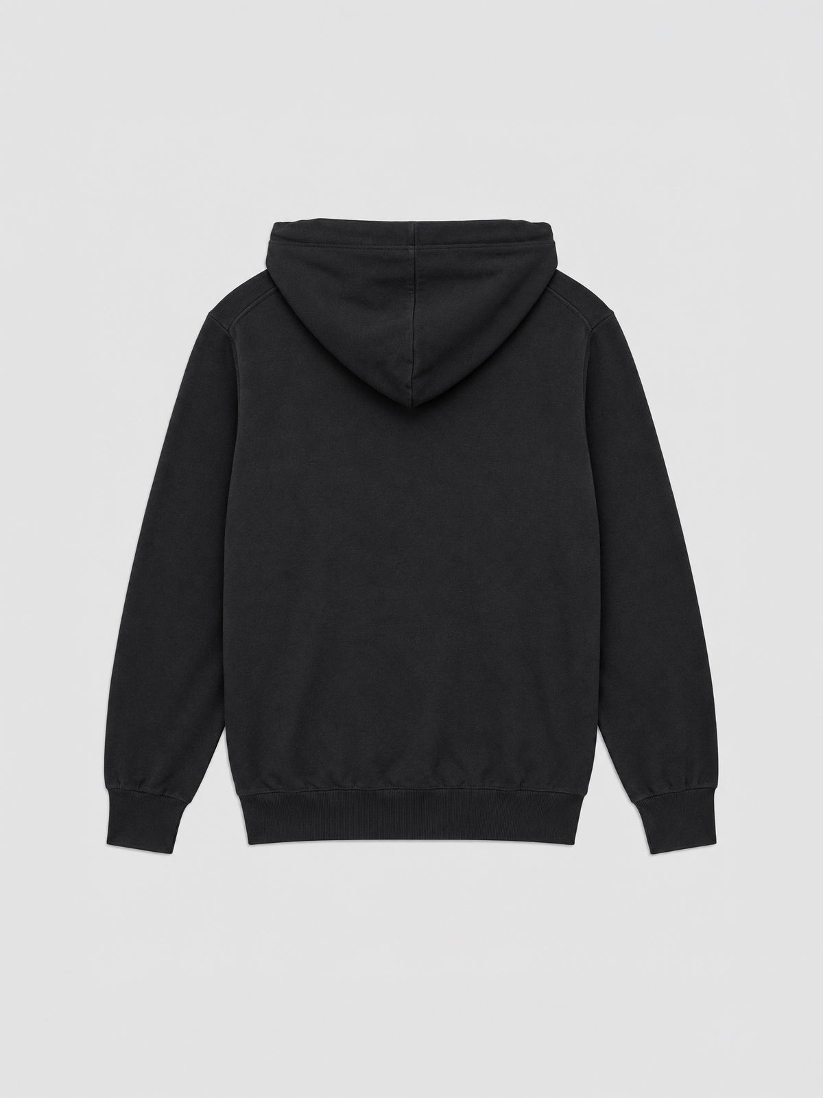 Sudadera Tecnica MARFRANC en Nero con capucha y mezcla de Tencel, merino y seda