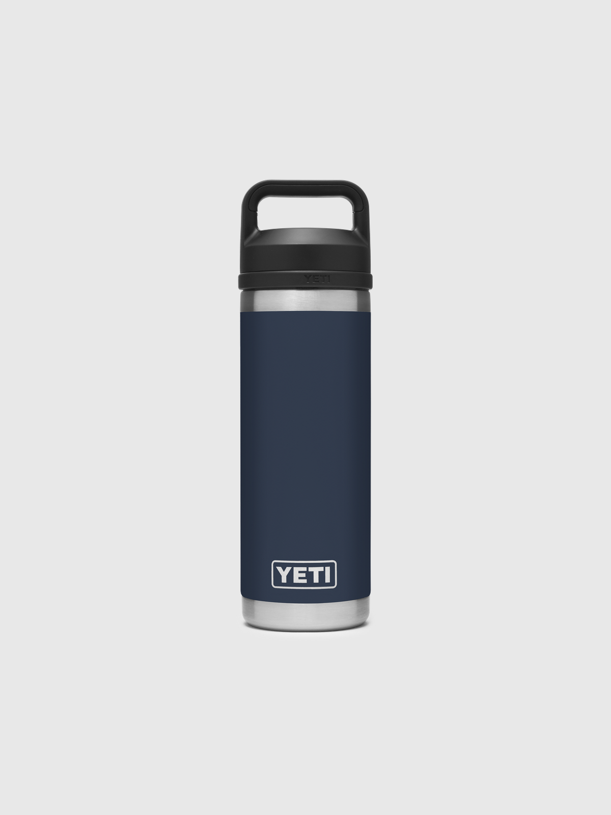 Botella térmica YETI Rambler 18 oz Bottle Chug NAVY, acero inoxidable con tapa Chug
