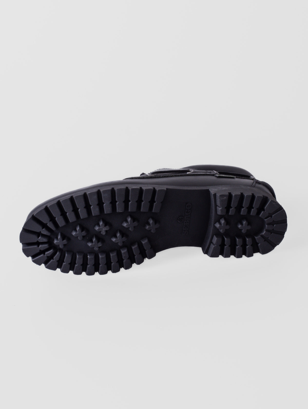 SEBAGO ACADIA WAXY, TOTAL BLACK, hombre: mocasín náutico